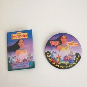 Exclusive  pocahontas limited edition button pin